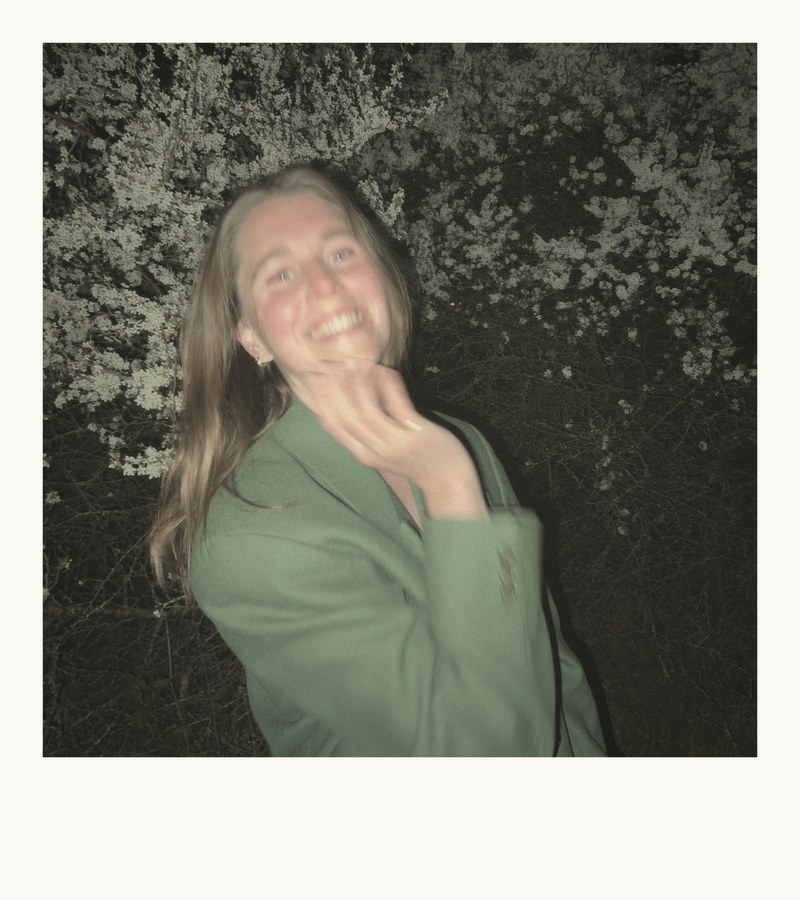Elenore laughing